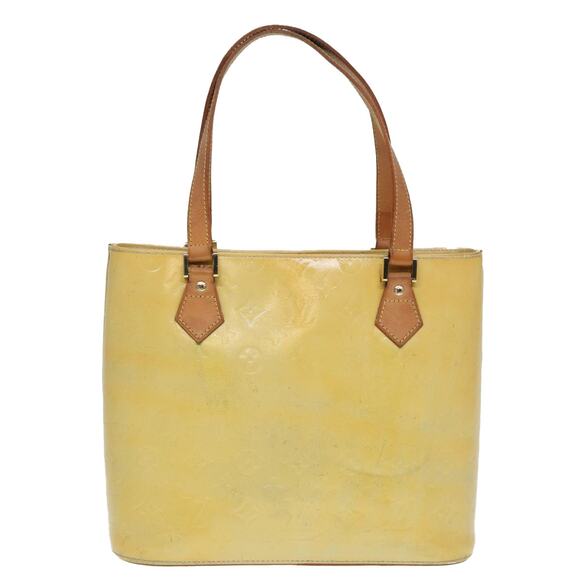 LOUIS VUITTON Monogram Vernis Houston Hand Bag Gris M91053 - Picture 3 of 13